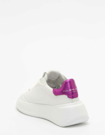 PHILIPPE MODEL-SCARPA TRES TEMPLE LOW WOMAN-PHBJLDWM01 FUCSIA