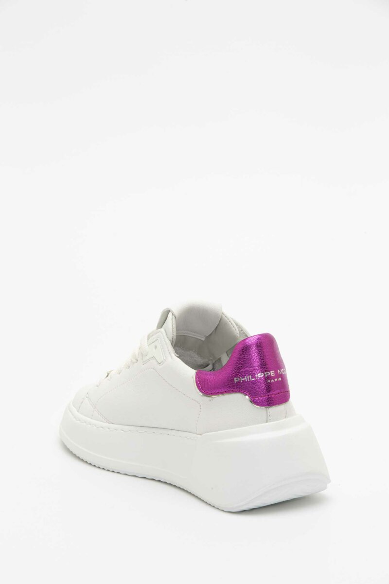 PHILIPPE MODEL-SCARPA TRES TEMPLE LOW WOMAN-PHBJLDWM01 FUCSIA