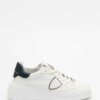 PHILIPPE MODEL-SCARPA TRES TEMPLE LOW WOMAN-PHBJLDWM02 BIANCONERO