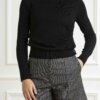 PINKO-MAGLIA BUCCIA100% LANA-PKBUCCIA NERO