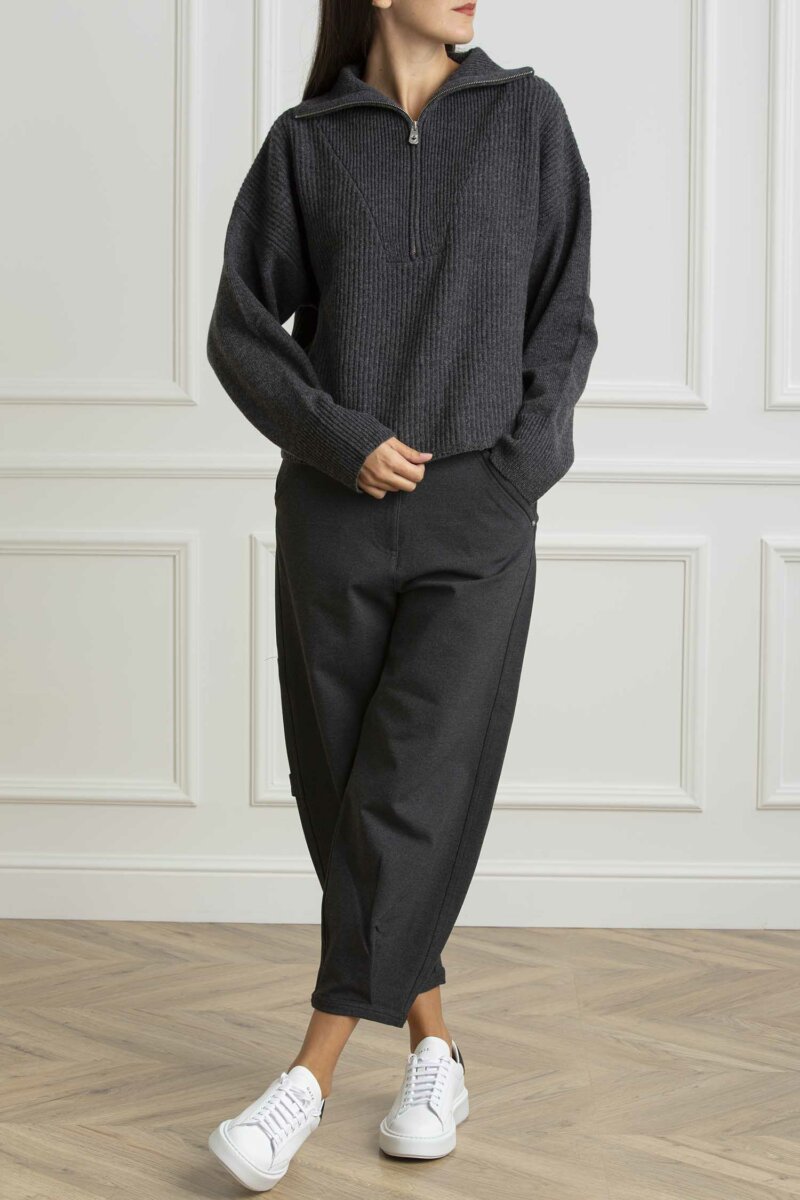 PINKO-MAGLIA CAVEAU WARM WOOL-PKCAVEAU GRIGIO