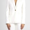 PINKO-GIACCA PUNTO STOFFA-PKGIANBURRASCA BIANCO
