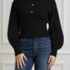 PINKO-MAGLIA RIMONTAGGIO COSTINA-PKRIMONTAGGIO NERO