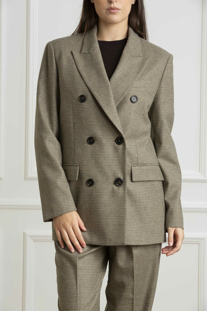 PINKO-GIACCA TENAGLIA FLANELLA-PKTENAGLIA CAMMELLO