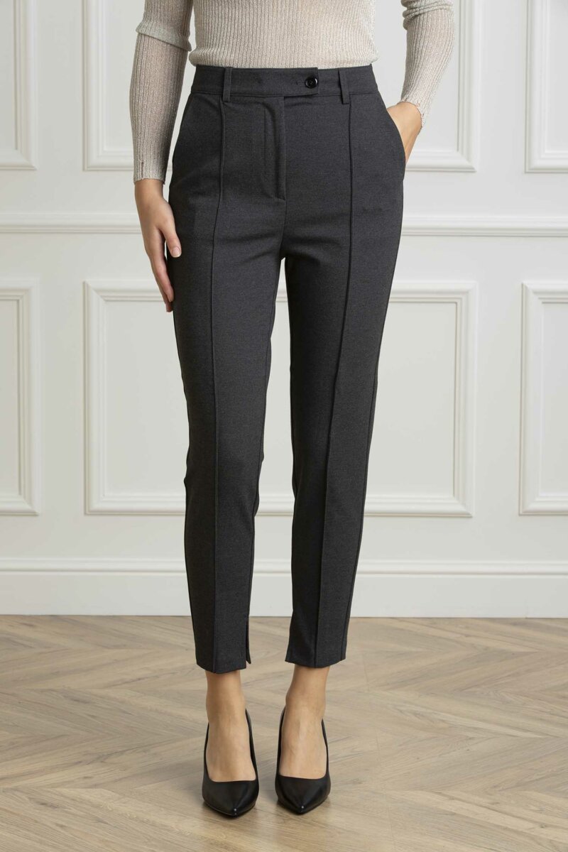 PINKO-PANTALONE TRIDENTE PUNTO-PKTRIDENTE GRIGIO