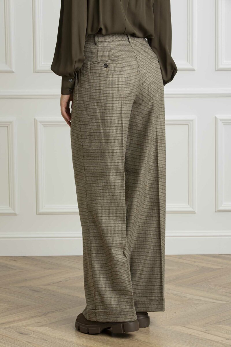 PINKO-PANTALONE VASETTO FLANELLA-PKVASETTO CAMMELLO