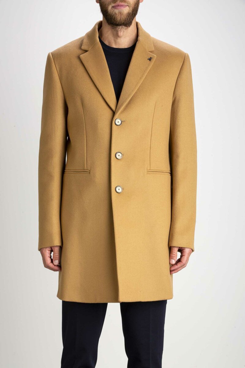 PATRIZIA PEPE-CAPPOTTO UOMO-PP5O0003A2VD CAMMELLO