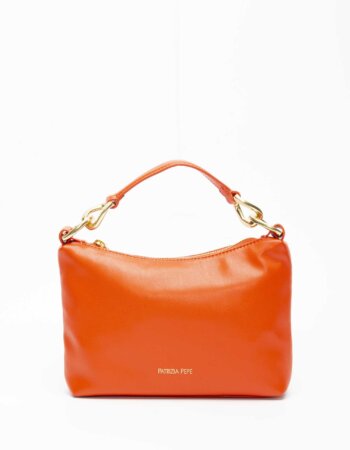 PATRIZIA PEPE-BORSA DROP PICCOLA A TRACOLLA-PP8B0076E005 ORANGE