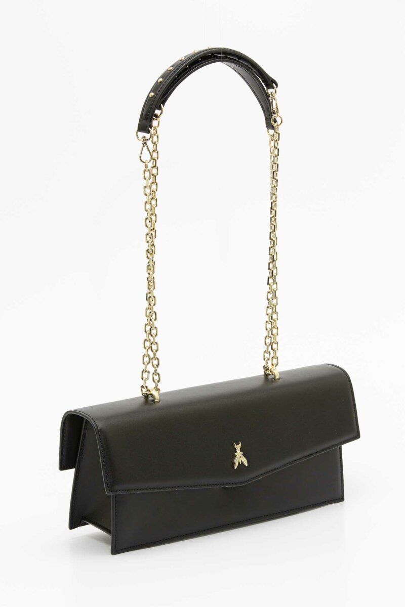 PATRIZIA PEPE-BORSA FLY BAMBY LEATHER-PP8B0135L061 NERO