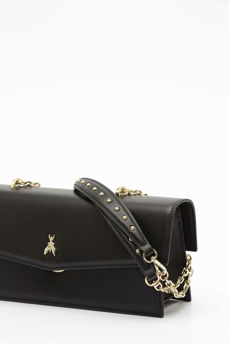 PATRIZIA PEPE-BORSA FLY BAMBY LEATHER-PP8B0135L061 NERO