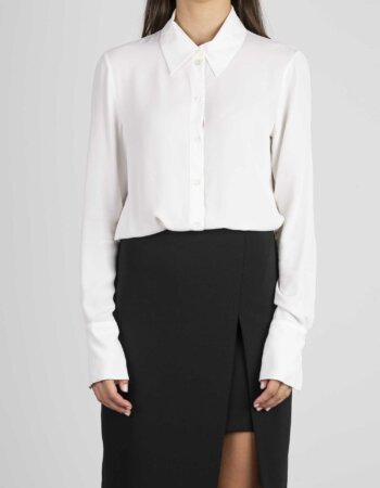 PATRIZIA PEPE-CAMICIA MASCHILE-PP8C0629A8I1 BIANCO