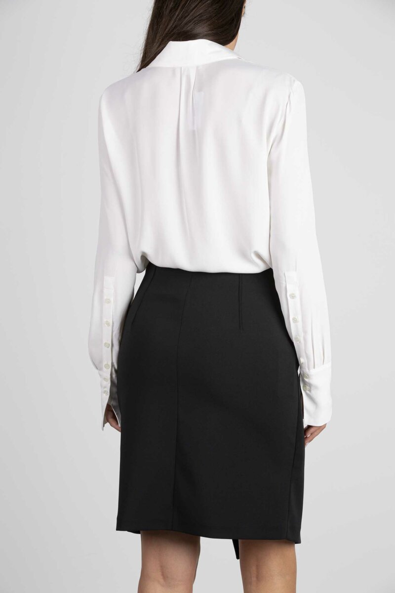 PATRIZIA PEPE-CAMICIA MASCHILE-PP8C0629A8I1 BIANCO