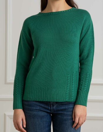 YOU GET IT-MAGLIA GIRO TRECCIA-PRE324715 BOTTIGLIA