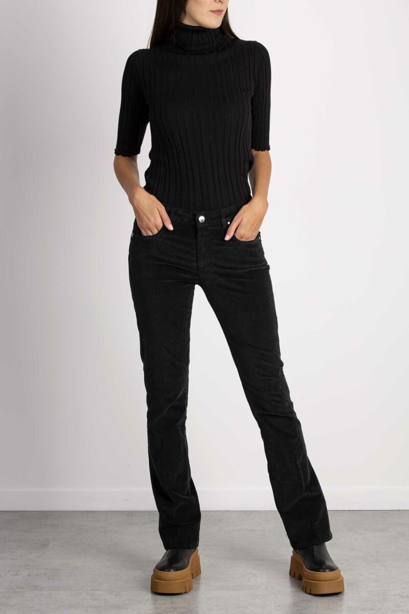 RE-HASH-PANTALONI MONICA-RHP033LBW4121 NERO