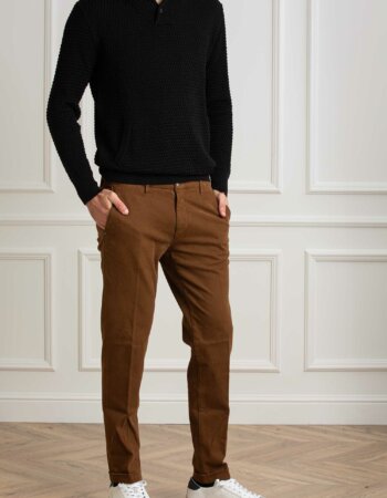 RE-HASH-PANTALONE CHINOS MUCHA-RHP2492290N TABACCO