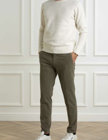 RE-HASH-PANTALONE CHINOS MUCHA-RHP2492290N TORTORA