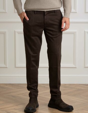 RE-HASH-PANTALONE CHINOS MUCHA-RHP2492417A4 CIOCCOLATO