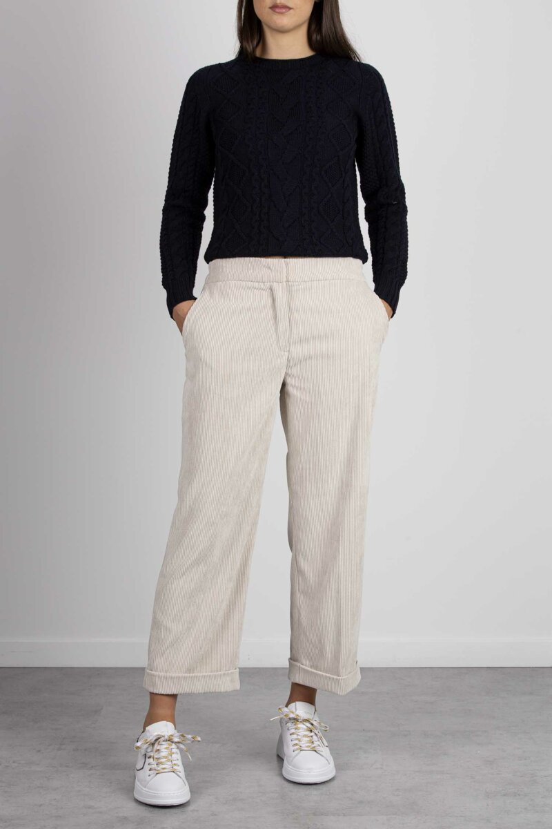 RE-HASH-PANTALONI NELLY-EL-RHP390ELNL4090 PANNA