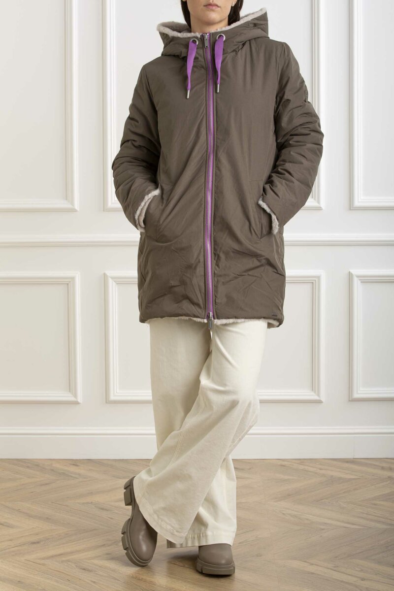 RINO PELLE-PARKA REVERSIBILE-RINJAVIN HUNTER