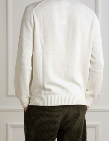 RALPH LAUREN-MAGLIA M/L-RL810846A24 WHITE