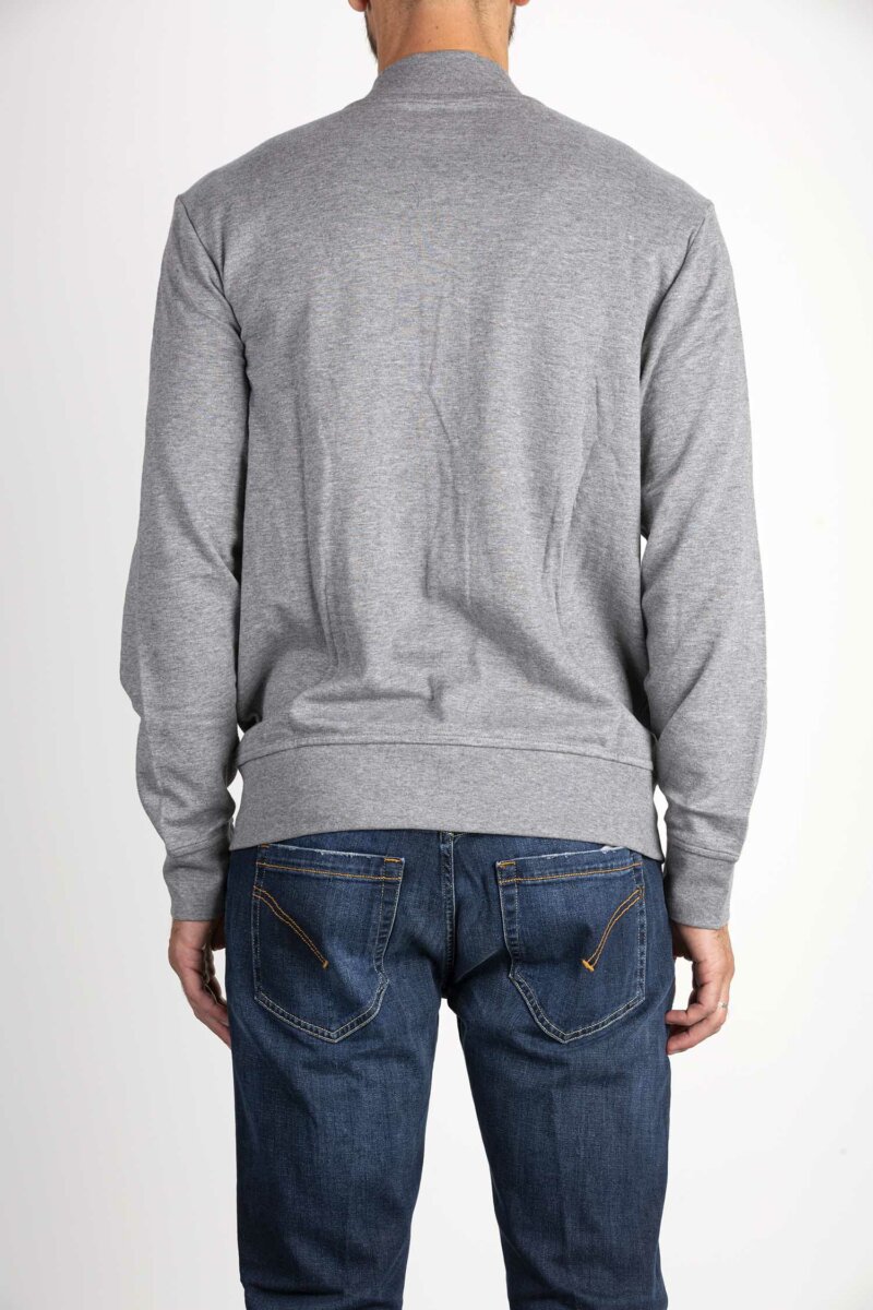 RALPH LAUREN-BOMBER CON ZIP-RL842844 GREY