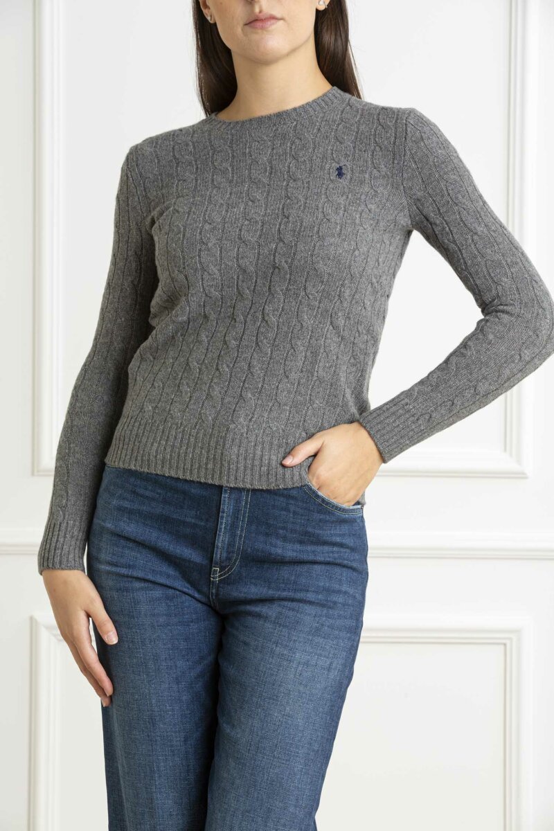 RALPH LAUREN-MAGLIA M/L JULIANNA-RL910421A24 GREY