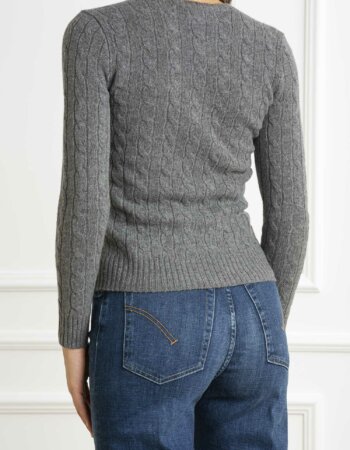 RALPH LAUREN-MAGLIA M/L JULIANNA-RL910421A24 GREY