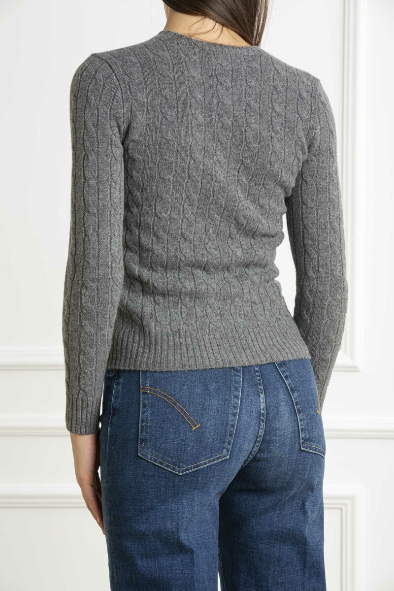 RALPH LAUREN-MAGLIA M/L JULIANNA-RL910421A24 GREY