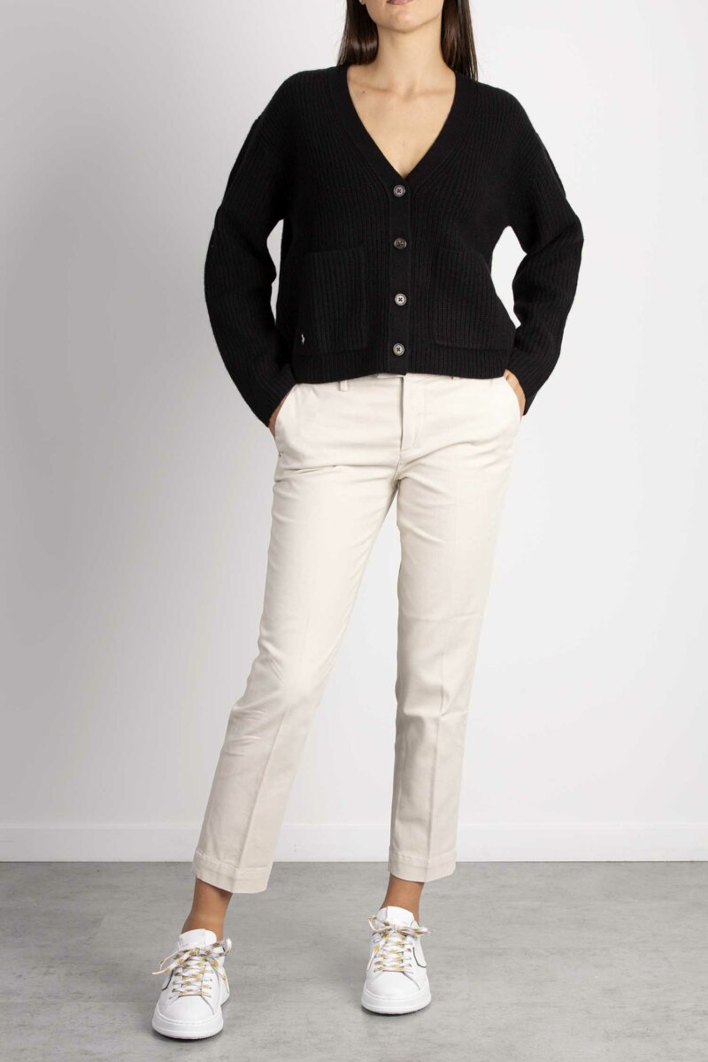 RALPH LAUREN-CARDIGAN VN PP-RL910426 BLACK