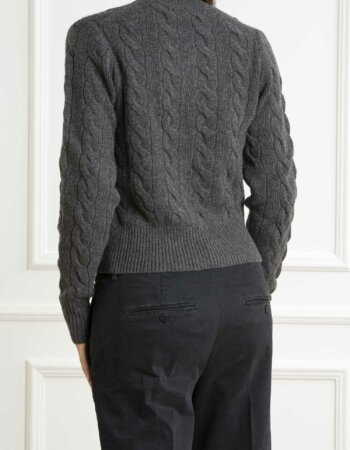 RALPH LAUREN-CARDIGAN  M/L-RL910443A24 GREY