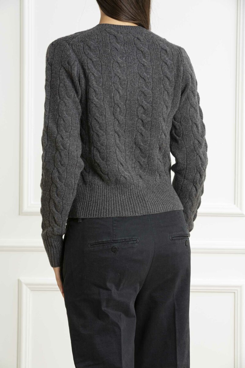 RALPH LAUREN-CARDIGAN  M/L-RL910443A24 GREY