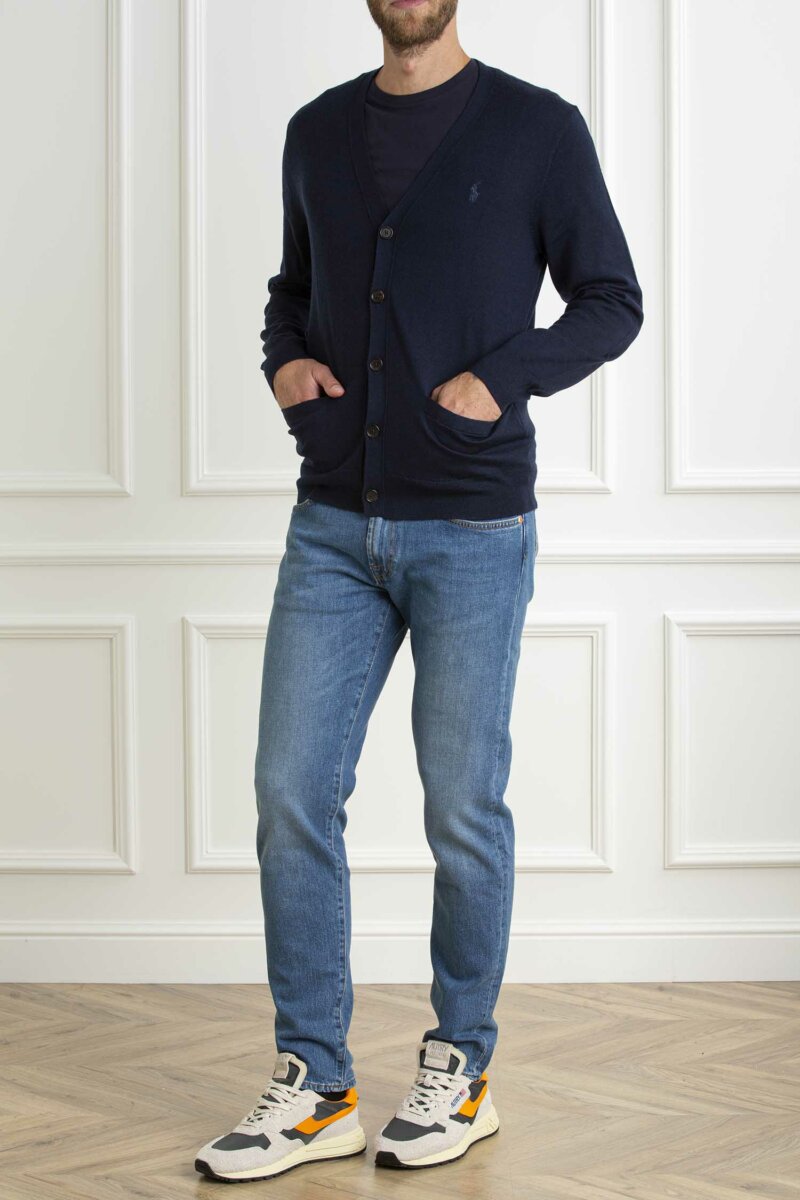 RALPH LAUREN-CARDIGAN-RL946144 NAVY