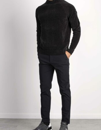 RRD-MAGLIA VELVET LUPETTO-RRDW23125 PIOMBO