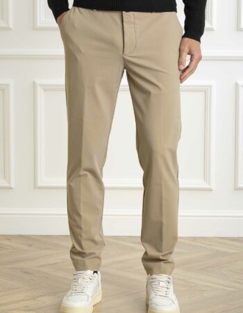 RRD-PANTALONE TECHNO-RRDW24222 TABACCO