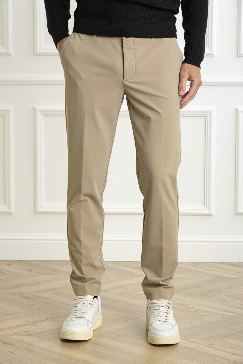 RRD-PANTALONE TECHNO-RRDW24222 TABACCO