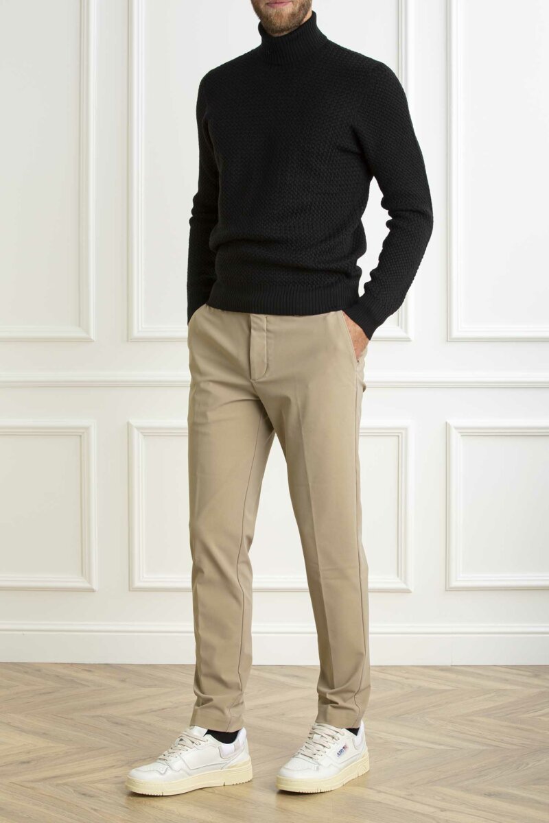 RRD-PANTALONE TECHNO-RRDW24222 TABACCO