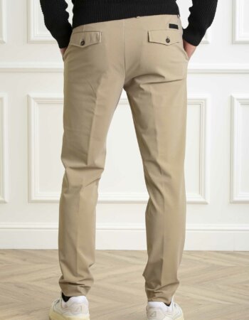 RRD-PANTALONE TECHNO-RRDW24222 TABACCO