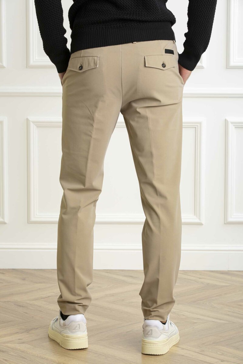 RRD-PANTALONE TECHNO-RRDW24222 TABACCO