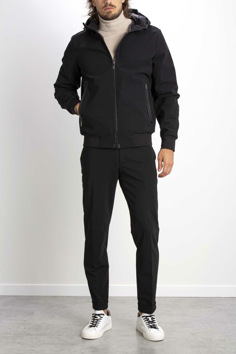 RRD-GIUBBINO WINTER THERMO HOOD UOMO-RRDWES009 NERO
