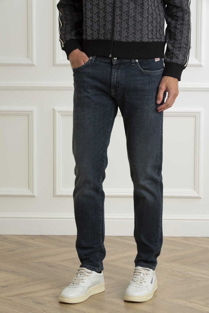 ROY ROGER'S-JEANS 517 ELASTIC-RRRRU075D4371876 DENIM