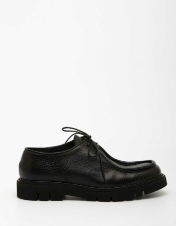SEBOY'S-SCARPA PELLE BATTUTA U33MARS-SB1046CAMDBRIDGE NERO