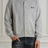 SUN68-CARDIGAN BUTTON COTTON FL-SNF44106 GRIGIO
