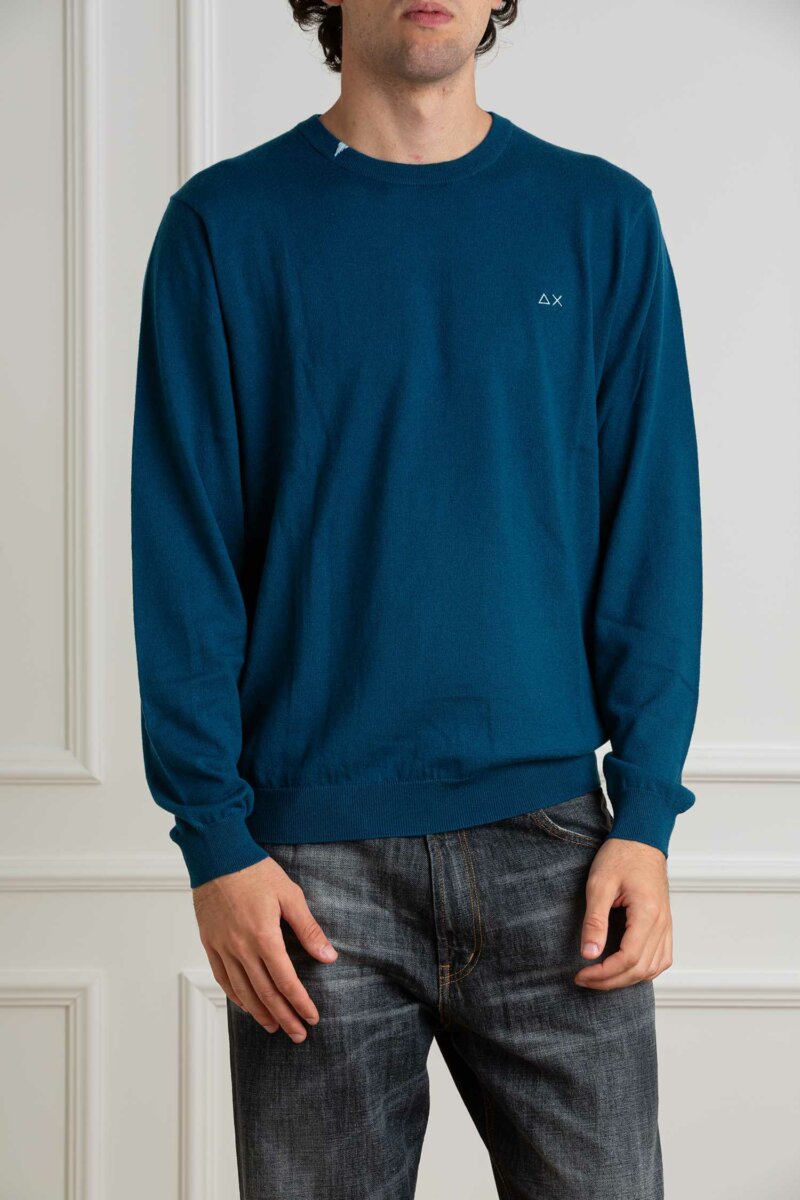 SUN68-FELPA ROUND SOLID-SNK44101 BLUE