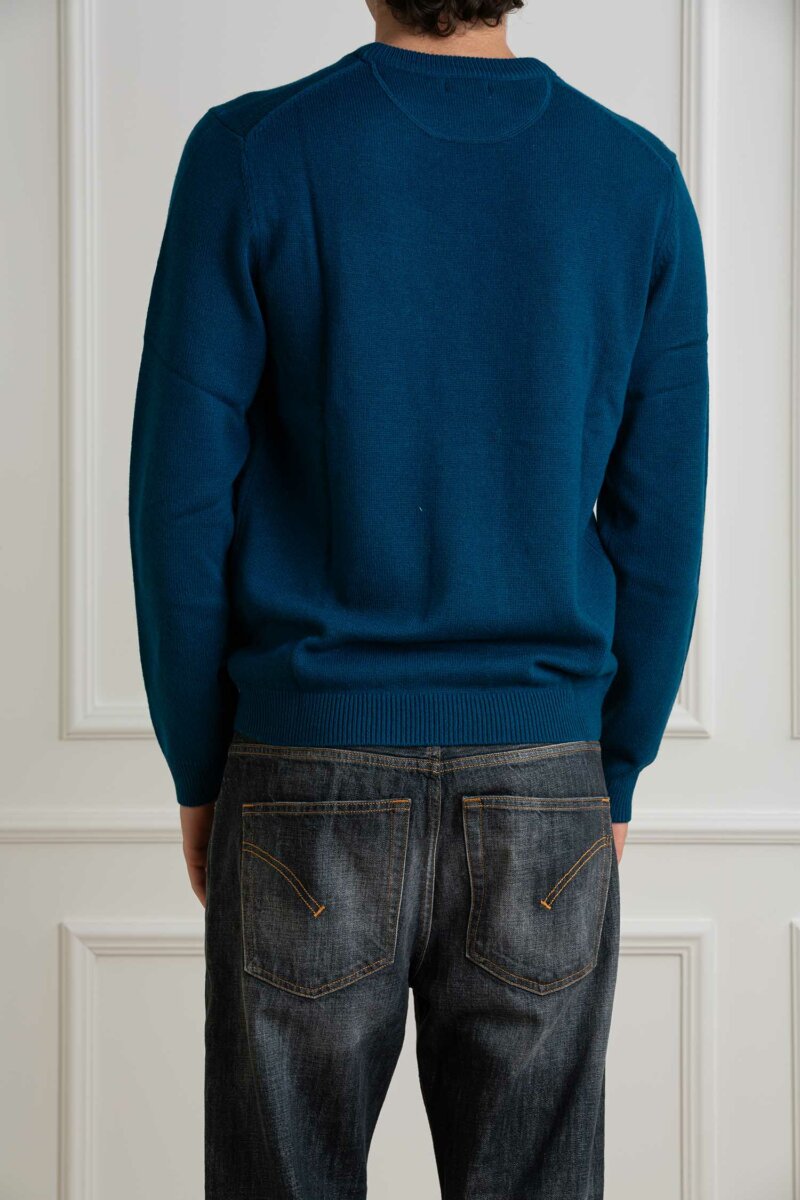 SUN68-FELPA ROUND SOLID WARM-SNK44110 BLUE