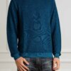 SUN68-FELPA ROUND VINTAGE RICE-SNK44145 BLUE