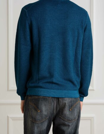 SUN68-FELPA ROUND VINTAGE RICE-SNK44145 BLUE