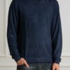 SUN68-FELPA ROUND VINTAGE PLAIN-SNK44147 NAVY