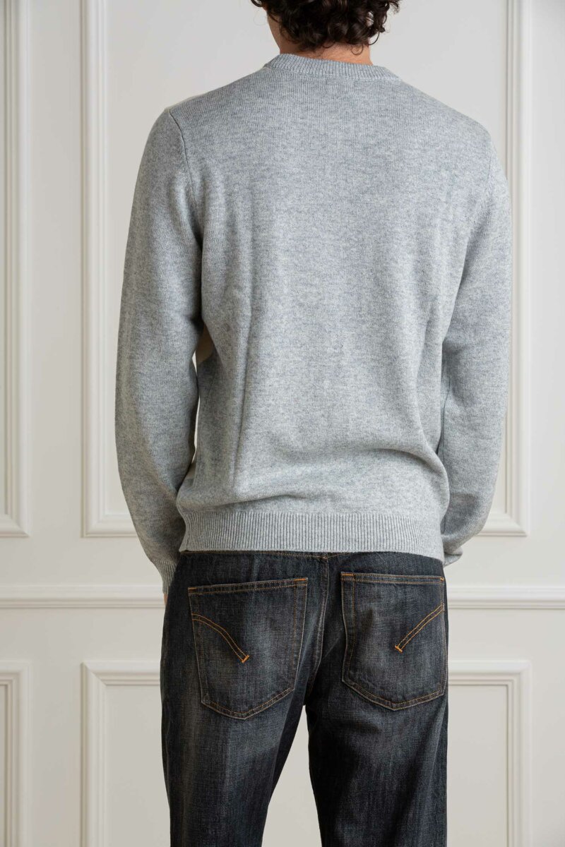 SUN68-FELPA ROUND ARGYLE WARM-SNK44180 GRIGIO
