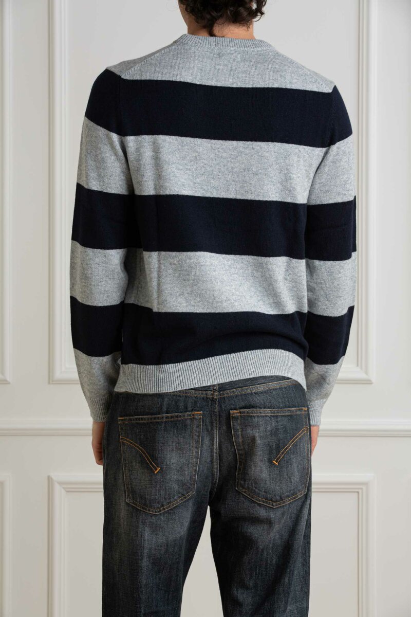SUN68-FELPA ROUND STRIPES WARM-SNK44181 GRIGIO