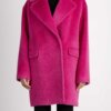 TAGLIATORE-CAPPOTTO ALPACA E LANA PETTO E MEZZO-TAASTRIDA5083U FUCHSIA